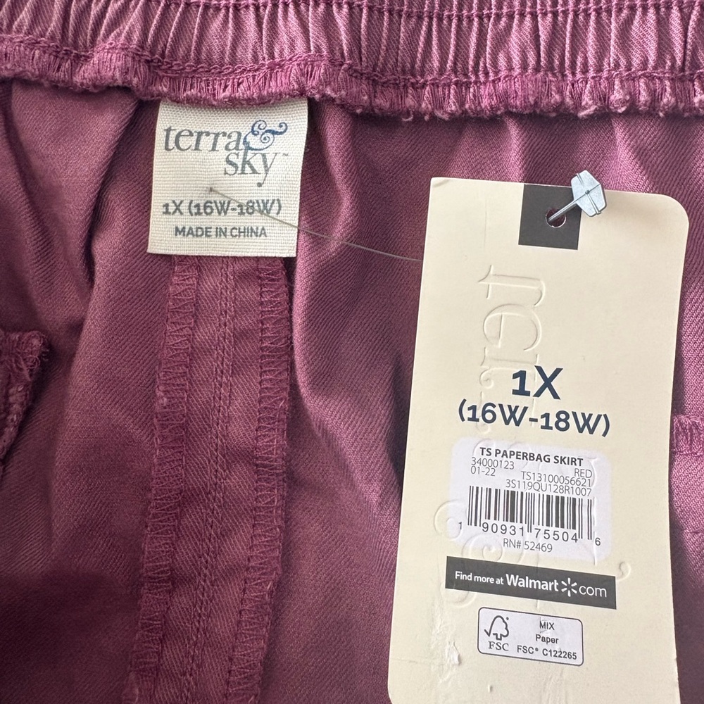 Terra & Sky Mauve Mini Skirt - Picture 5 of 6